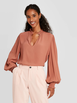 Women's Long Sleeve Blouse - A New Day™