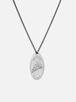 Silver Penny Chain Necklace, In Carbs We Trust