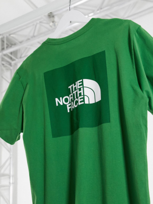 The North Face Box T-shirt In Green