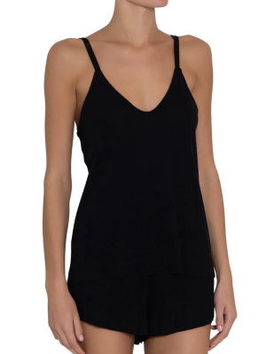 Eberjey Tate Chill Tank - Black