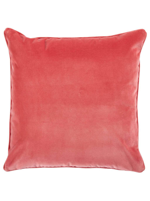 Lacefield Designs Perry Velvet Pillow W/ Self Pipe