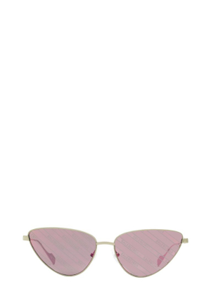 Balenciaga Eyewear Triangle Frame Sunglasses