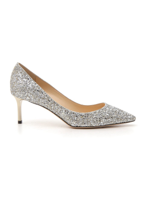 Jimmy Choo Romy 60 Glitter Pumps