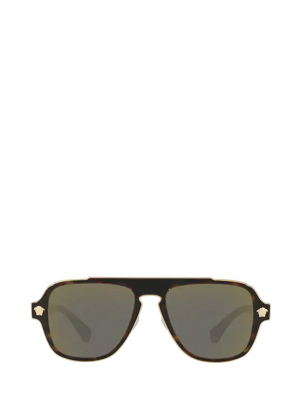 Versace Eyewear Square Frame Sunglasses