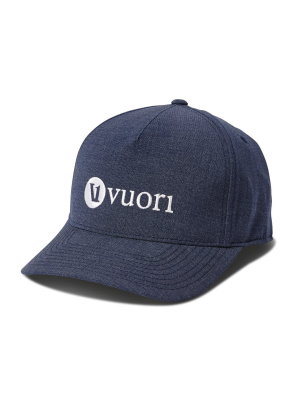 V1 Vuori Wordmark Hat | Navy Heather