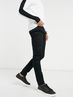 Topman Skinny Jeans In Black