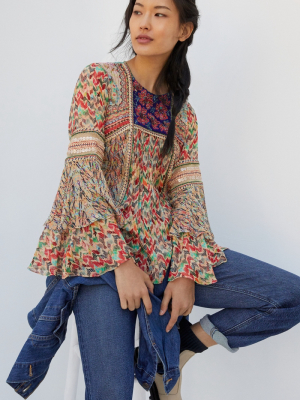 Kelton Embroidered Blouse