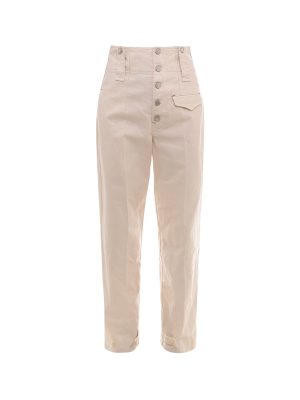 Isabel Marant Étoile High-waisted Buttoned Trousers