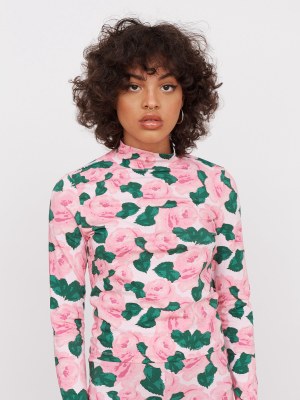 Lazy Oaf Bunch Of Roses Long Sleeve T-shirt