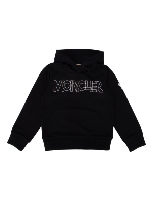 Moncler Enfant Logo Printed Hoodie