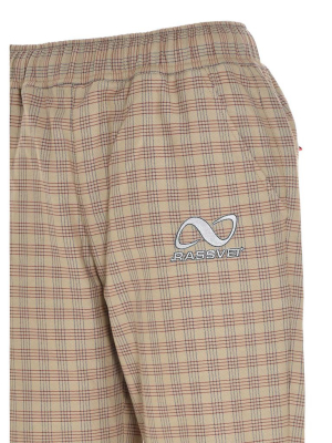 Paccbet Tartan Straight-leg Pants