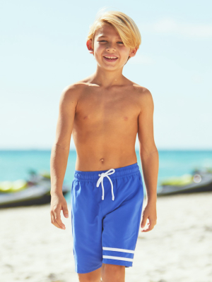 Boys Dazzling Blue Swim Trunks