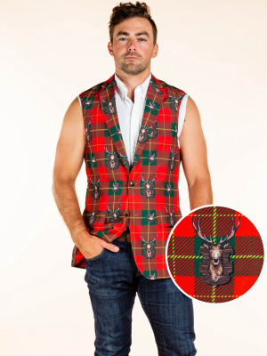 The Trophy | Taxidermy Sleeveless Blazer