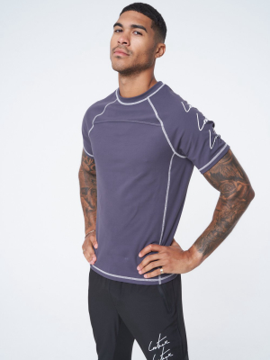 Active Breathable Training T-shirt In Charcoal