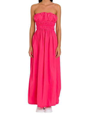 Kenzo Strapless Maxi Dress