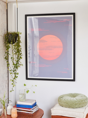 Nayla Smith Minimal Sunset Art Print