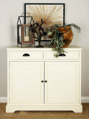 Farmhouse Wooden Cabinet Cream - Olivia & May