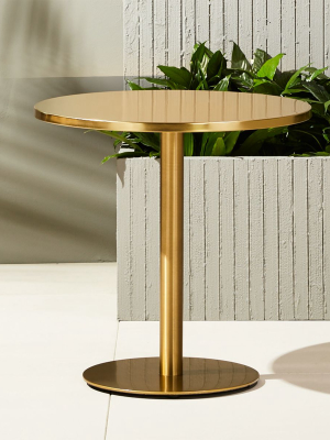 Watermark Brass Bistro Table