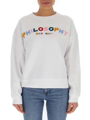 Philosophy Di Lorenzo Serafini Logo Crewneck Sweatshirt