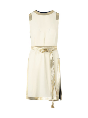 Max Mara Panelled Sleeveless Mini Dress