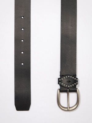 Frye & Co. Studded Leather Belt