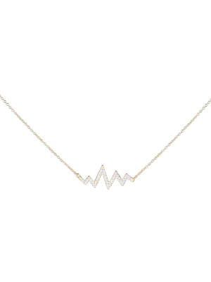 Sterling Zig Zag Necklace