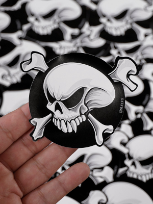 Skull And Bone Sticker