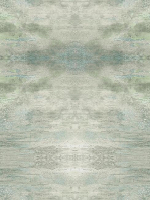 Serene Jewel Wallpaper In Green From The Impressionist Collection By York Wallcoverings