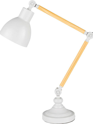 Yahia Table Lamp Ivory/off-white