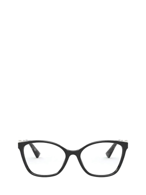 Valentino Eyewear Vlogo Cat-eye Frame Glasses