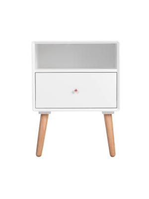 Lilou Side Table White - Adore Decor