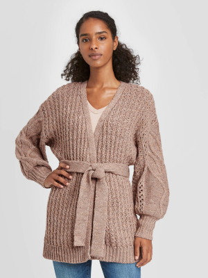 Women's Open Neck Cardigan - Universal Thread™