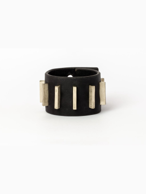 Restraint Charm Bracelet (staple Stud Variant, 50mm, Blk+z)