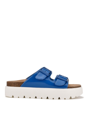 Simplee Platform Slide Sandals