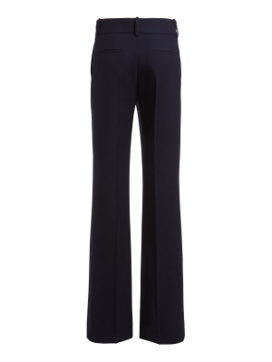 Straight-leg Wool Trouser