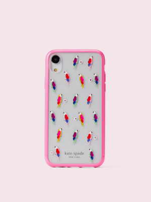 Jeweled Flock Party Iphone Xr Case