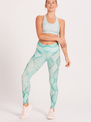 Python Barefoot Legging - Mint