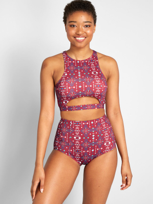 The Gabrielle Crop Bikini Top