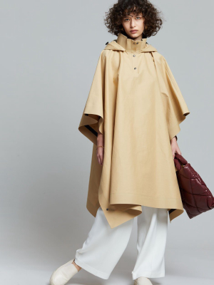 Kassl Editions Trench Poncho Cape - Beige