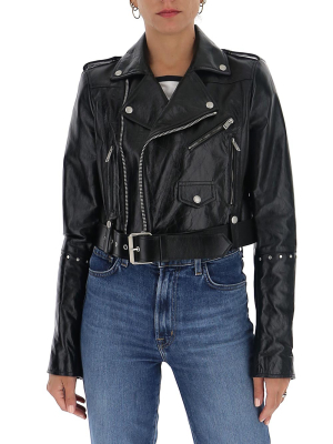 Givenchy Studded Biker Leather Jacket