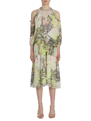 Opening Ceremony Floral Print Midi Dress