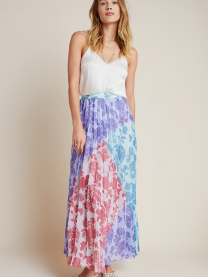 Violetta Pleated Maxi Skirt