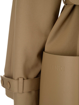 Fendi Single-breasted Trench Coat