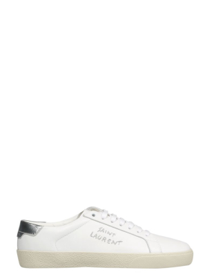 Saint Laurent Court Classic Sl/06 Embroidered Sneakers