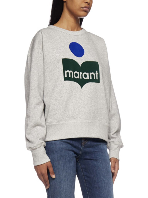 Isabel Marant Étoile Logo Flocked Sweatshirt