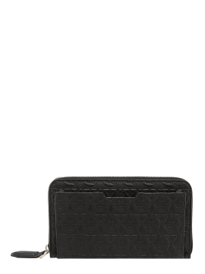 Salvatore Ferragamo Gancini Embossed Continental Wallet