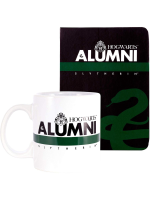 Seven20 Harry Potter Slytherin Alumni 2 Piece Gift Set | Journal And Mug