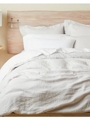 Relaxed Linen Duvet Cover - Fog