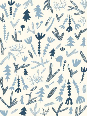 Cle Elum Wallpaper In Denim By Thatcher Studio