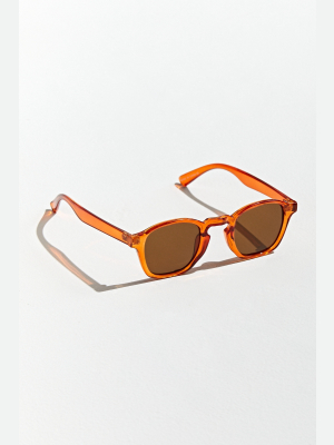 Uo Blunt Keyhole Rounded Square Sunglasses